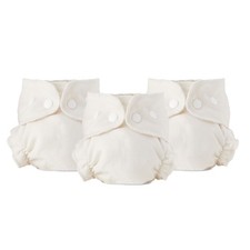 Esembly Cloth Diaper Inner - Organic Cotton, 3-Pack, Size 1 7-17lbs 