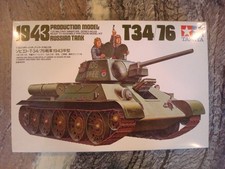 Tamiya 1943 Prod. Model T34/76 Russian Tank 1/35 Plastic Model Kit MM159