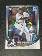 2025 Bowman Chrome #75b Drake Baldwin Red Redemption