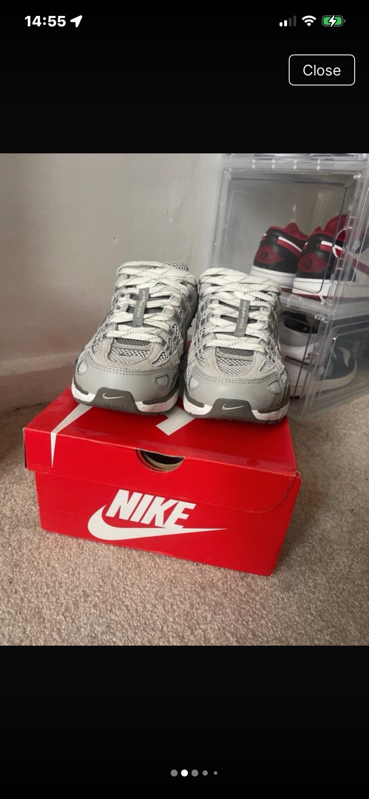 Nike P6000 PRM Men's Light Iron Ore Trainers UK Size 9 image 2