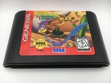 Sega Genesis 1994- Desert Demolition Road Runner/Coyote (Works - Cartridge Only)