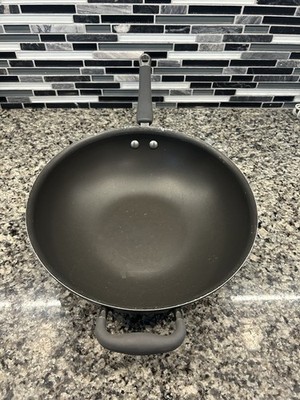 Pampered Chef 12'' Titanium Alloy Skillet Pan, 5 Qt, Non-Stick, Double Handle