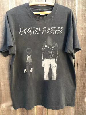 Crystal Castles Band Gift For Fan Black Color T Shirt Full Size S-5XL ET1081
