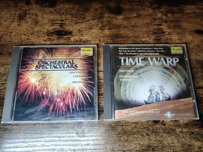 2 CD LOT! Erich Kunzel - Orchestral Spectaculars / Time Warp - RARE - JAPAN!