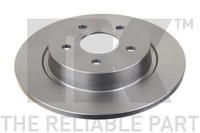 2X NK Bremsscheibe 204847 FüR S40 C70 Volvo C30 Ford V50 MAX Focus 2 DM2 Turnier