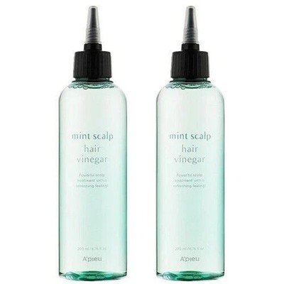 A'PIEU Mint Scalp Hair Vinegar Treatment For Dandruff & Oily Hair 200ml - 2X