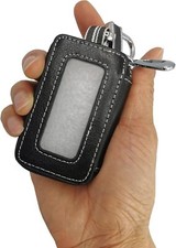 Smart Key Case Remote Fob Case Leather Car Key Holder Keychai Universal Vehicle