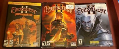 Everquest II (PC) Desert Of Flames, Rise Of Kunark (3 Game Lot) CIB FREE SHIP!