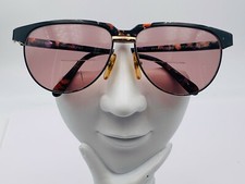Vintage Evan-Picone Society Optiks E519 Black Browline Sunglasses FRAMES ONLY