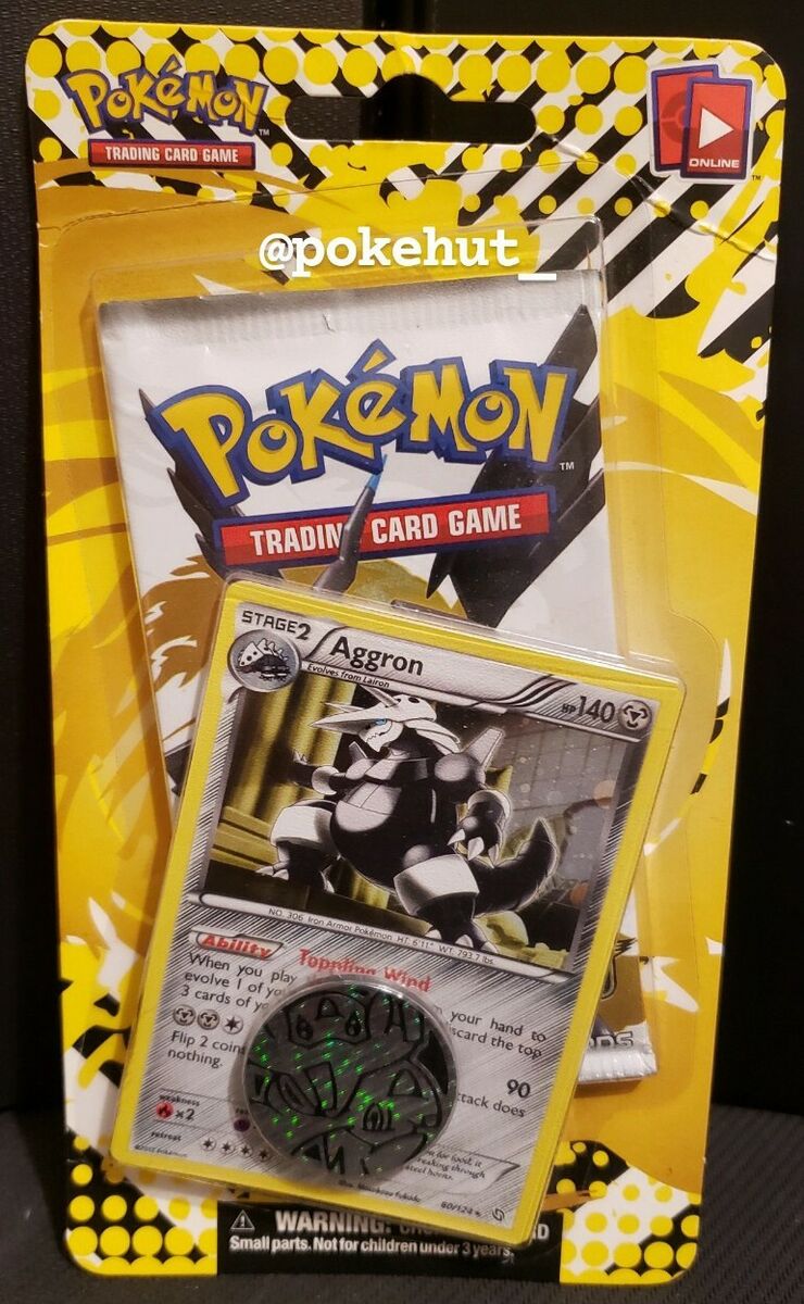 POKEMON BLACK & WHITE LEGENDARY TREASURES CHECKLANE BLISTER PACK AGGRON  2013