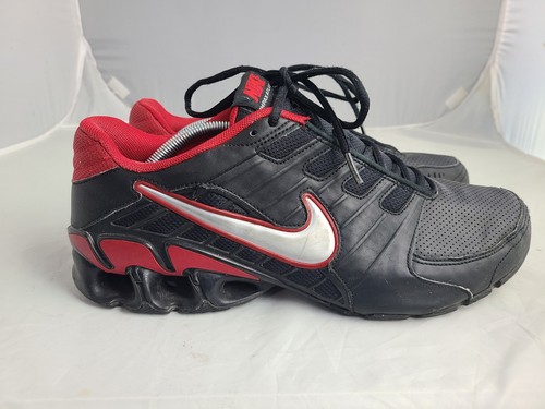 Nike Size 12 Black Red Men's Sneakers Shoes 428972-006 Impax Atlas - Picture 2 of 4