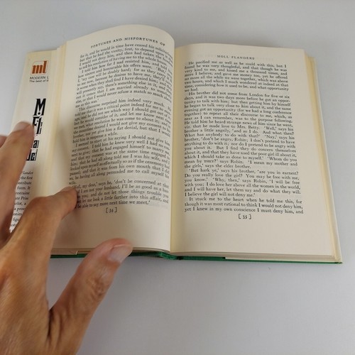 Moll Flanders by Daniel Defoe Modern Library #122 HCDJ 1967 Printing - Picture 11 of 15