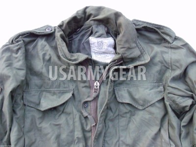 Vintage US Military OD Green Army M-65 Field Coat | eBay