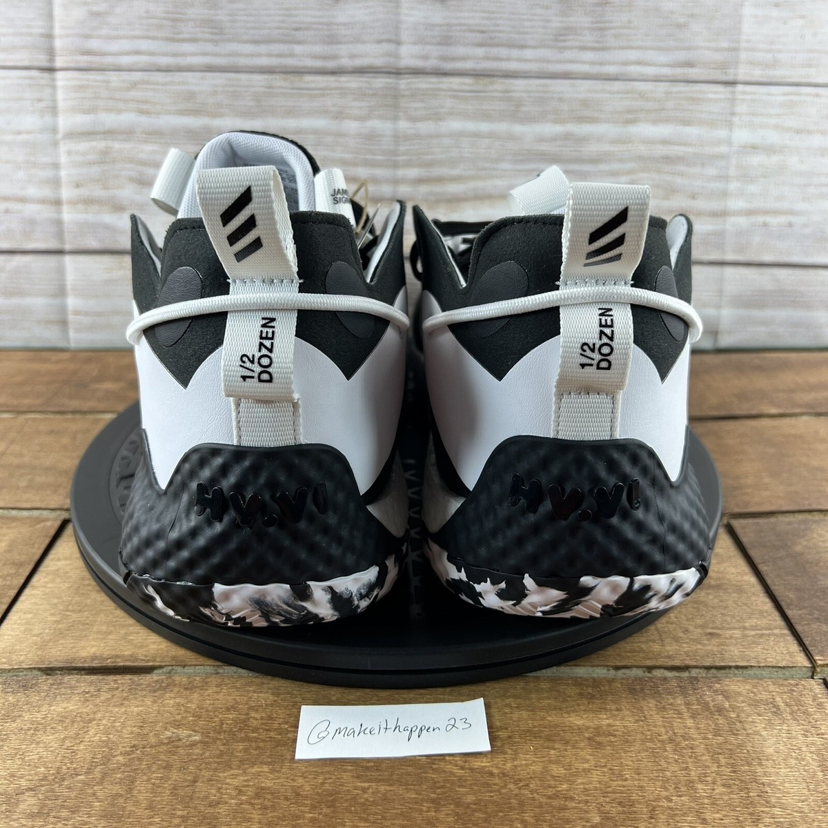 Adidas Harden Vol. 6 'Black White' Basketball Shoes GV8704 Men