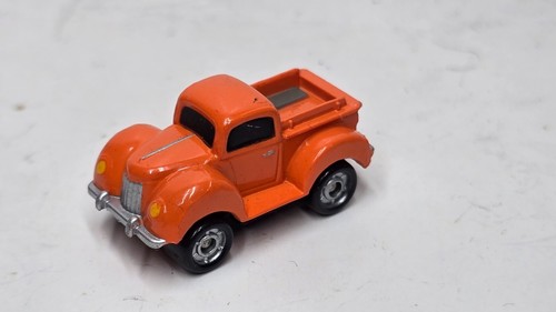 Vintage 1980's Funrise Micro Machines Style INTERNATIONAL PICK-UP TRUCK Orange
