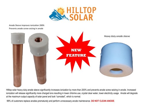 Solar Pool Twin Ionizer with LED | Twin anode unit | Self cleaning anode - Picture 4 of 6