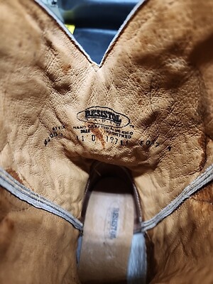 Resistol Ranch Mens Size 11D Brown Leather Cowboy Western  display picture 3