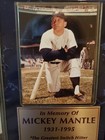 in memory of mickey mantle 1931-1995 plaque with 2 photos and plaque — photo 3