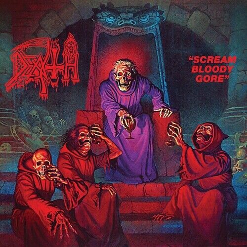 Death - Scream Bloody Gore [New Vinyl LP] Colored Vinyl, Red, Violet, White - Afbeelding 1 van 1