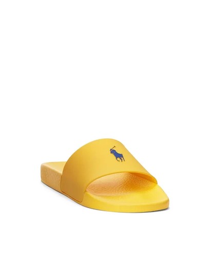 POLO RALPH LAUREN SIGNATURE PONY MEN'S SLIDES COLOR YELLOWFIN SIZE 11D NIB - Picture 3 of 5