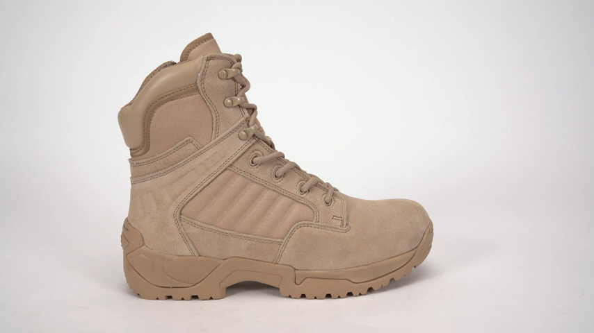 NORTIV8 Men's Military Tactical Work Boots Side Zipper Hiking