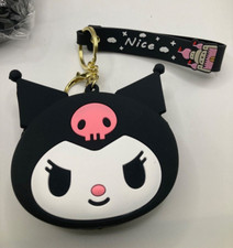 NIP Hello Kitty Friends Kuromi Silicone Coin Purse Keychain