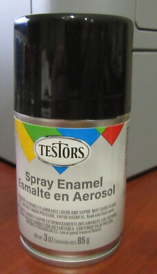 Testors Enamel & Lacquer Spray Paint Cans 3 oz. gloss, flat for plastic models