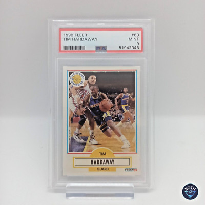 NBA Tim Hardaway   PSA 9   1988 Fleer Guard #63   MINT