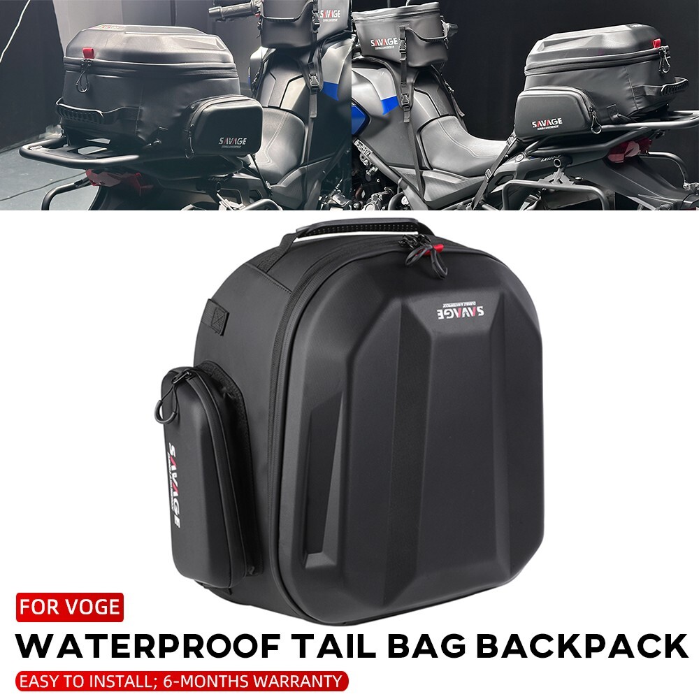 Rear Seat Tail Bag Helmet Bag Backpack For VOGE Valico 525 DS525X