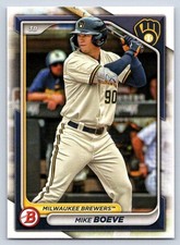 MIKE BOEVE  BREWERS    2024 BOWMAN PROSPECTS #BP-138