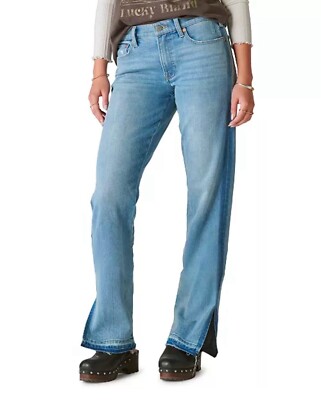 Lucky Brand Women's Sweet Straight Leg Jeans Golden Hour Size 4/27