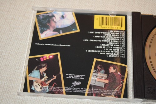 πΈ Stevie Ray Vaughan & Double Trouble β 2 CD Lot β In Step + Live Alive β Blues - Foto 12 di 12