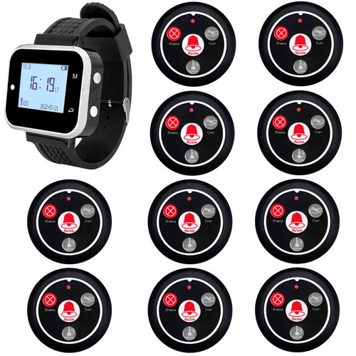 Wireless Restaurant Pager Waiter Calling System For Hookah Customer Service - Bild 15 von 21