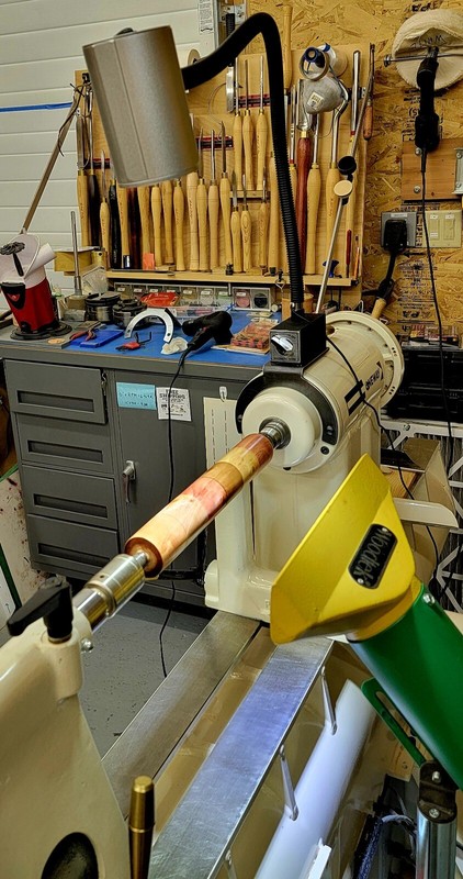 Magnetic Base Lamp Adapter for Oneway Lathes