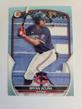 2023 Bowman Baseball -Lunar Glow-Atomic-Mojo-Color-Sapphire- Choose Card!