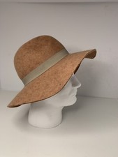 Women's 100 Wool Panama Hat - Color: Taupe Heather Size M/L