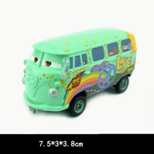 Disney Pixar FillMore Bus Ambulance 1:55 Die Cast Model Toy Car Metal Gift