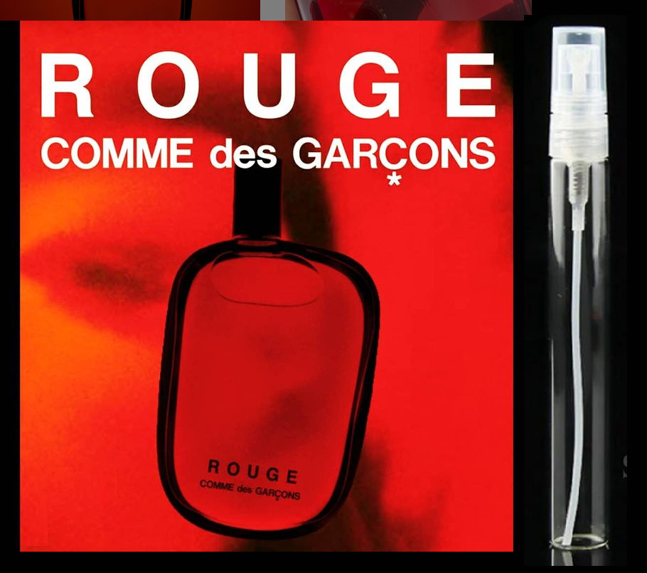 rouge comme des garcons