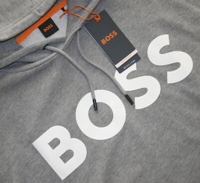 Hugo Boss 50487134 Webasic Hood Grey Hoodie Kapuzen- Pullover Gr