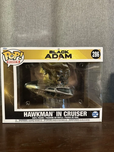 Funko Pop! Rides - Movies - DC Comics - Black Adam - Hawkman in Cruiser #286