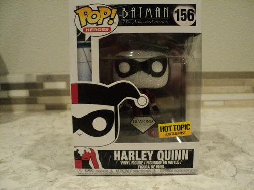 FUNKO POP! HEROES BATMAN HARLEY QUINN DIMOND COLLECTION HOT TOPIC EXCLUSIVE