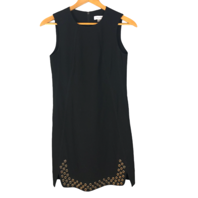 black and white polka dot dresses White & Black Polka Dot Midi Dress - All Dresses main image 0
