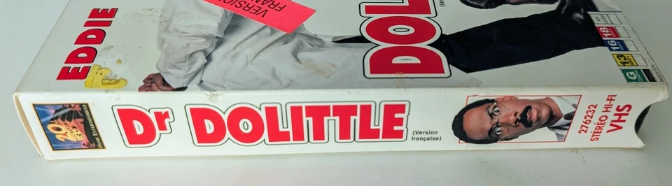 Dr Dolittle VHS (1998) - NTSC - French - Good (Tested) - Image 3 of 4