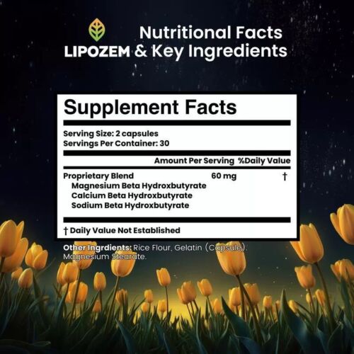 2 Pack Lipozem Advanced Dietary Pills to Support Weight Loss and Gut Health Hot - Picture 4 of 9