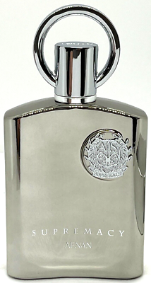 AFNAN SUPREMACY SILVER EAU DE PARFUM SPRAY FOR MEN 3.4 Oz / 100 ml