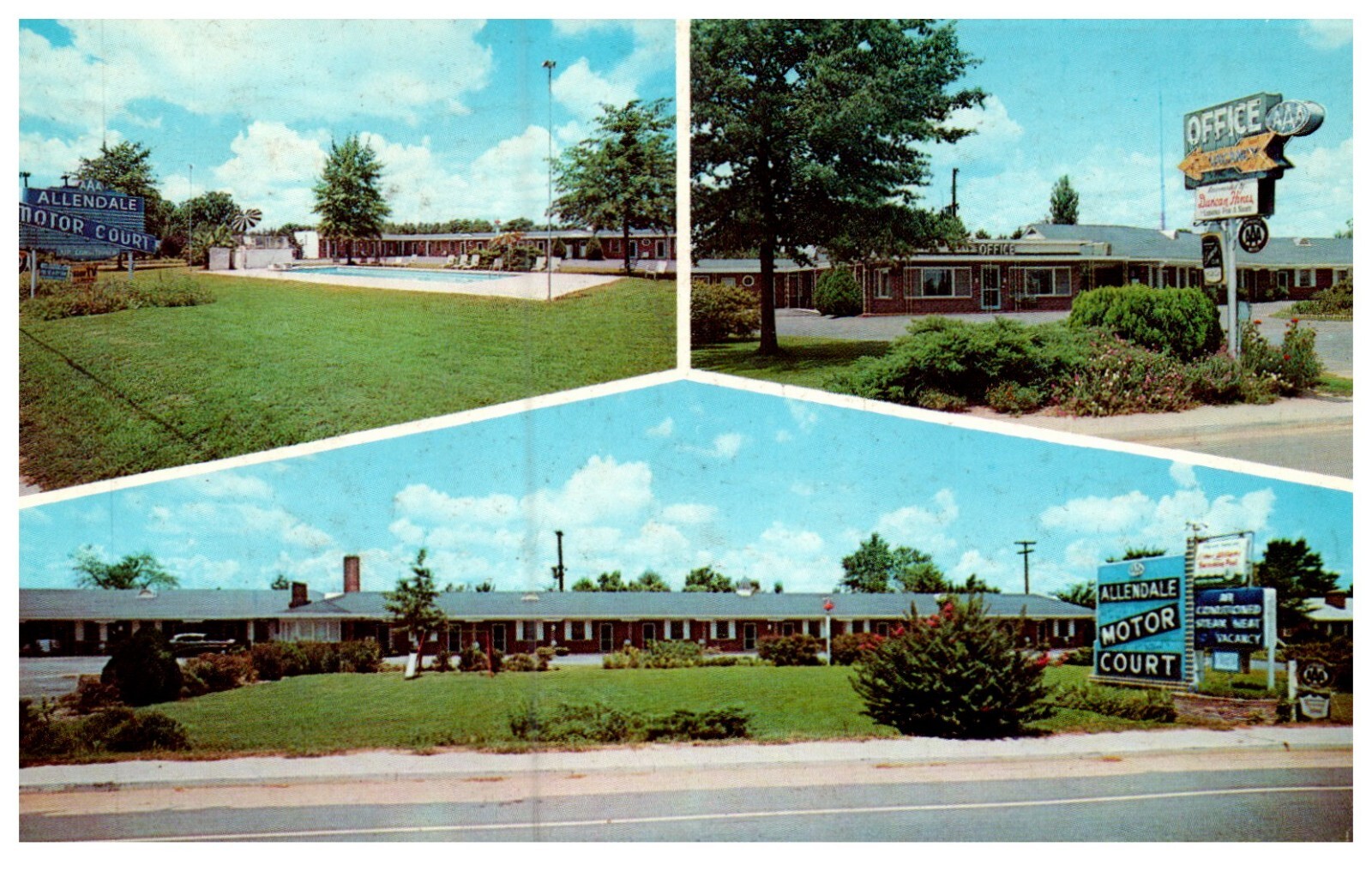 Allendale South Carolina, Allendale Motor Court Hotel Motel US 301 Adv