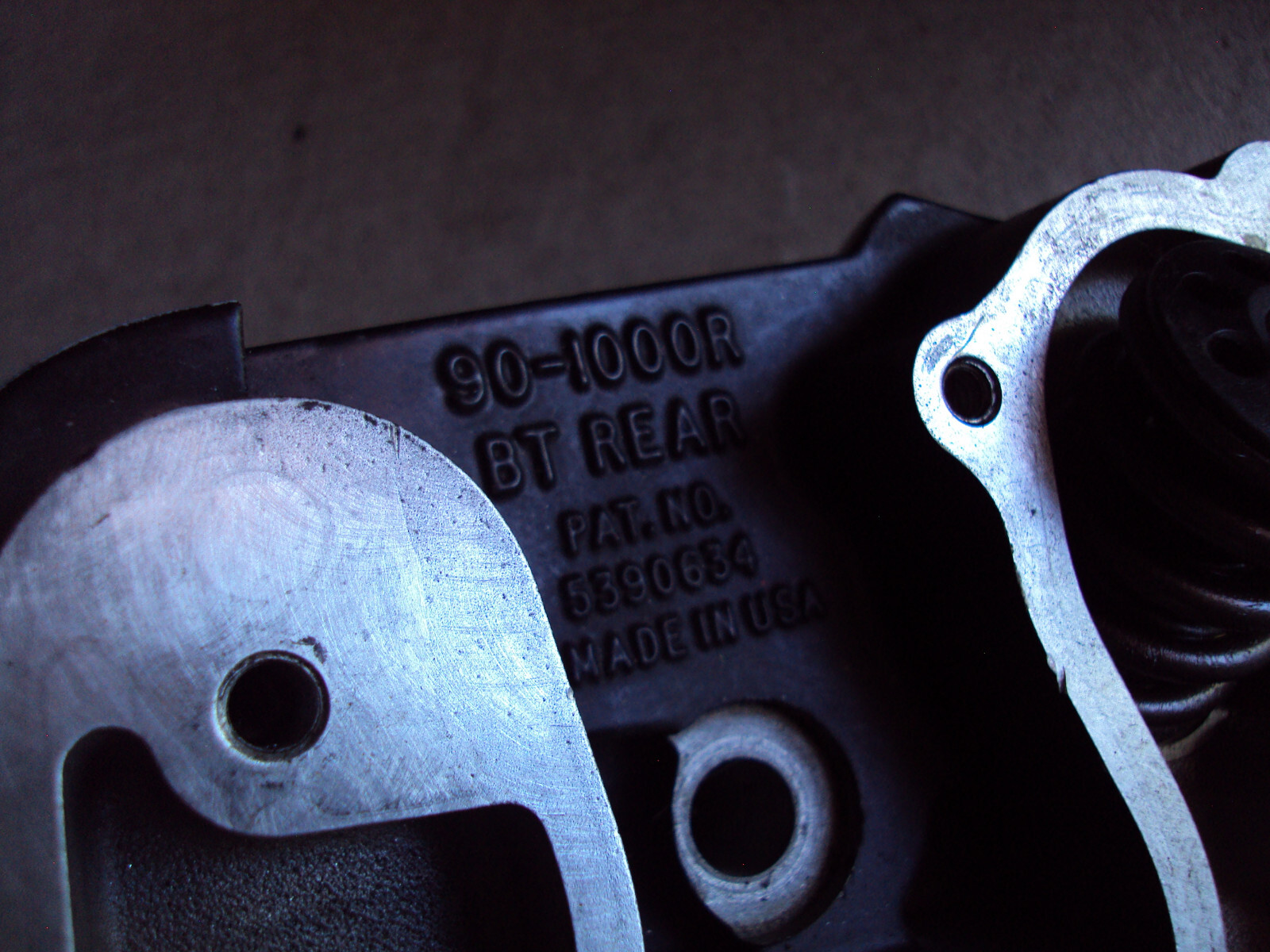 S&S Cycle Super Stock Black Cylinder Heads 901000F & R Harley Evo