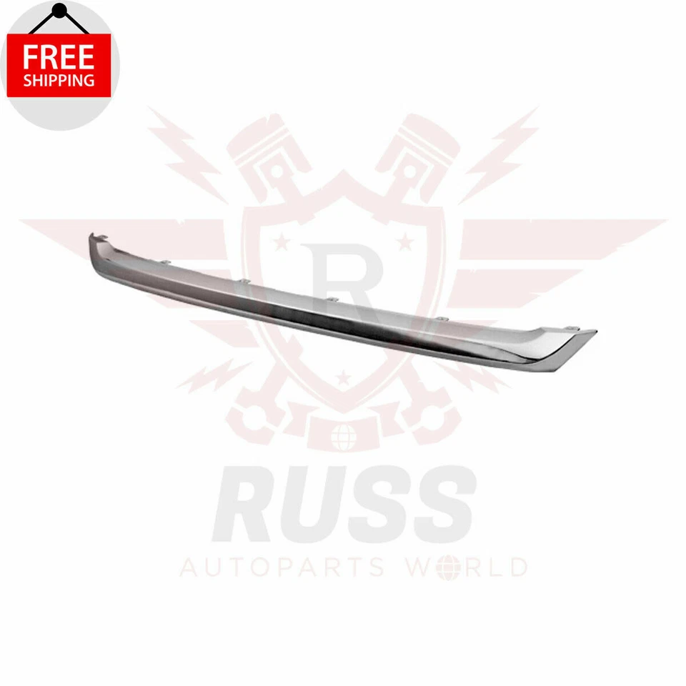 New Front Bumper Lower Spoiler & Molding Chrome Fits 2013-2016 Nissan Pathfinder Foto 2 de 4