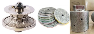 3/4'' Diamond Full Bullnose Bit 2'' zero tolerance drum polish pad stone concrete