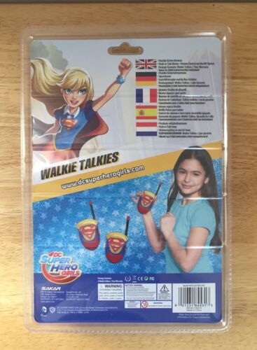 Supergirl DC Super Hero Girls Walkie Talkies NIB Sakar DC Comics - Picture 2 of 2